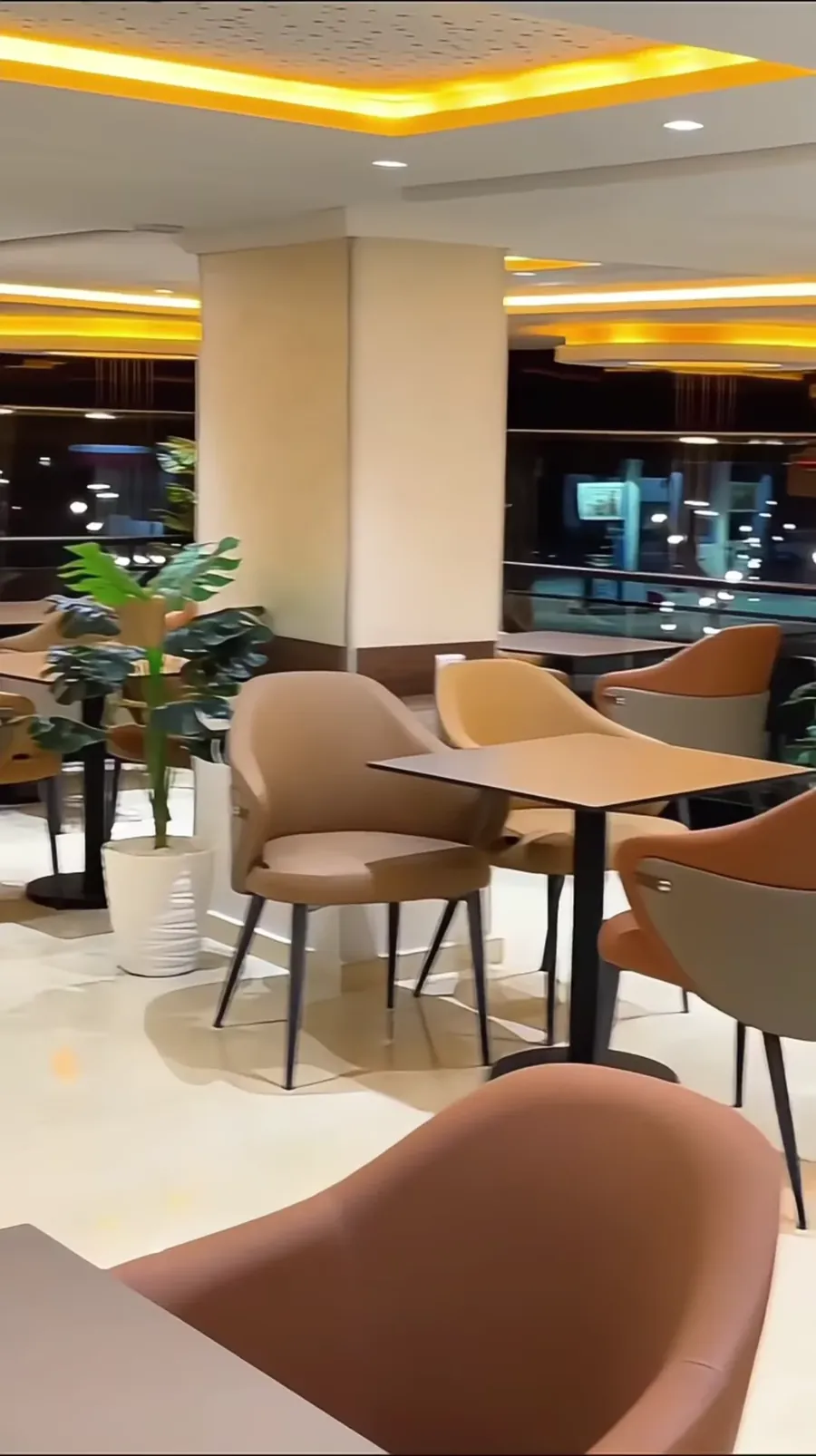 Préparation du café au comptoir